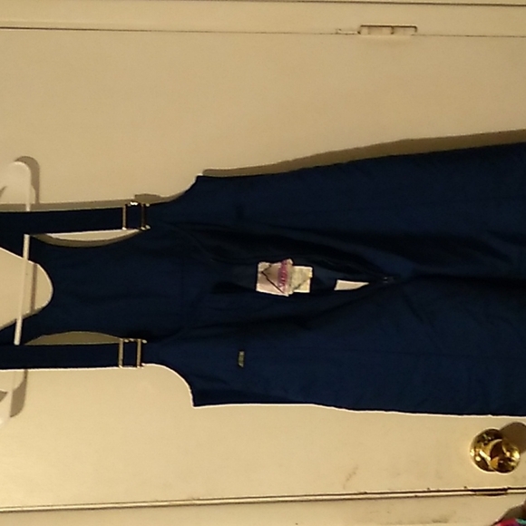 Vintage snugglers blue bib snow pants  size 14 - Picture 1 of 3